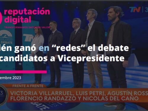 ¿Quién ganó en redes el debate de candidatos a Vicepresidente?